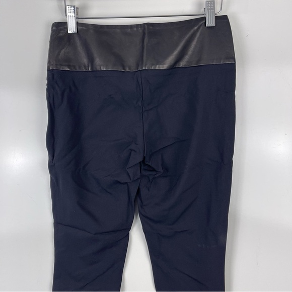 Theory Rayla Temptation Skinny Pants Low Rise Black Lamb Leather Women's Size 0 - Picture 6 of 9